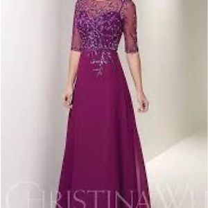 Handmade LAVENDER bridesmaid or MOB gown (Serena London knock-off)